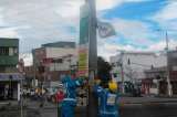 Arrancó limpieza de publicidad ilegal en Bogotá