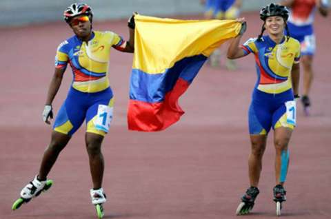 La historia del patinaje de carreras colombiano en los Centroamericanos