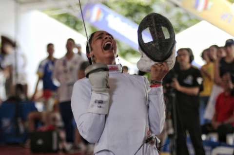 María de los Ángeles Jaramillo ganó el primer oro de Colombia en los Bolivarianos