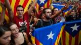 Independentistas catalanes protestan tras un año del referéndum