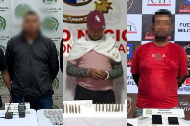 Estos son alias “Mamoncillo”, “Chanel” y otros cinco capturados del Clan del Golfo