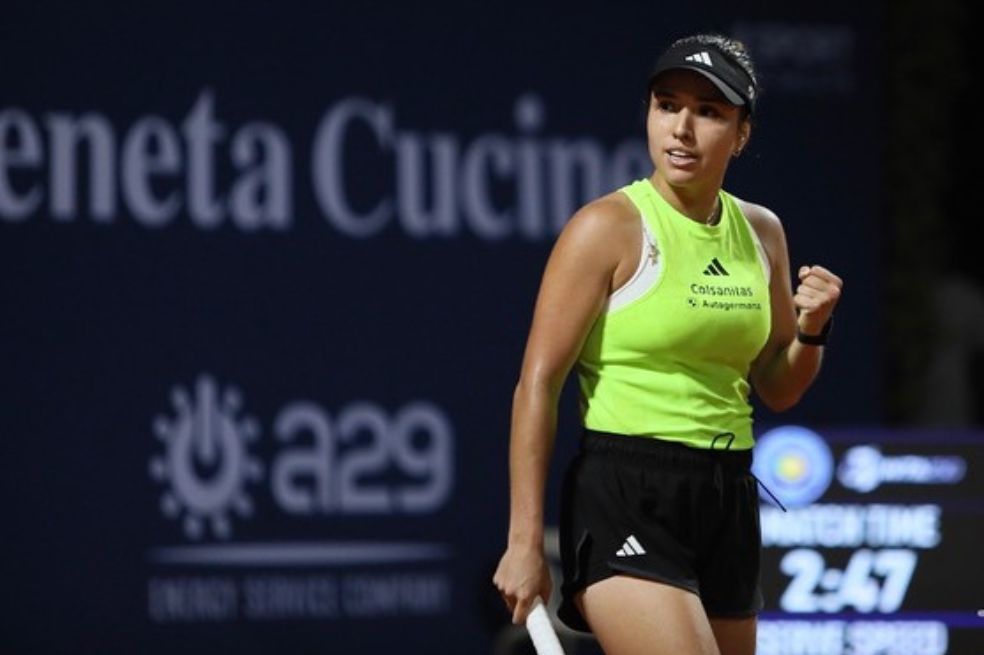 Camila Osorio viene de participar en el WTA 250 de Palermo.