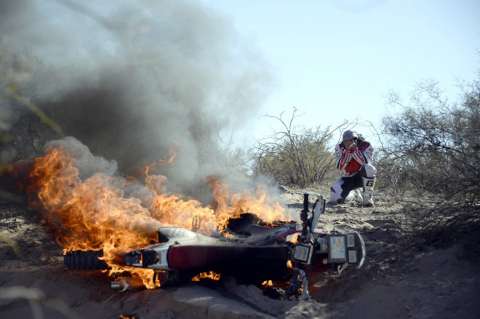 Los accidentes del Rally Dakar 2014