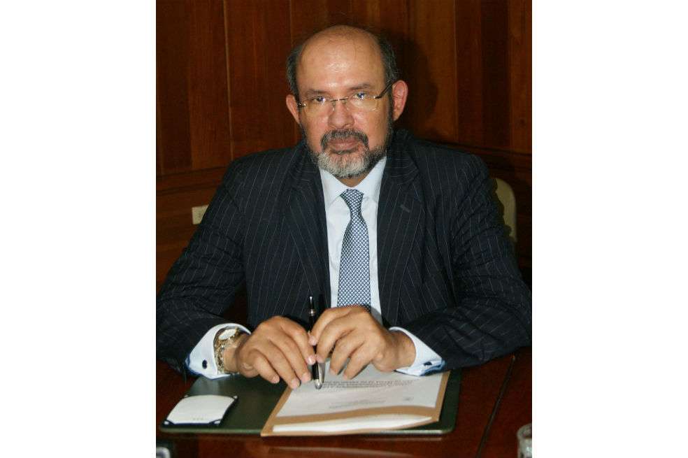 Francisco Ricaurte pasó la noche del miércoles en el búnker de la Fiscalía. / Tomado de Rama Judicial
