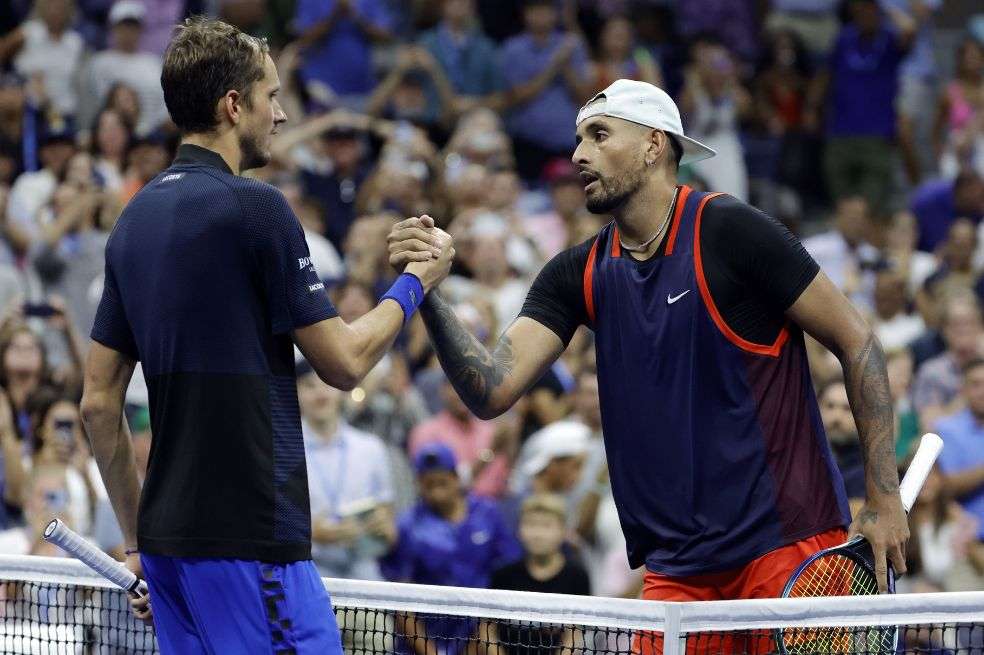 Medvedev era el vigente campeón del Abierto de los Estados Unidos.