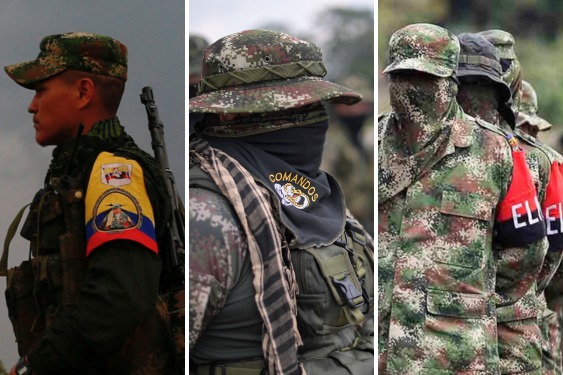 Grupos ilegales de corte guerrillero, paramilitar y disidencias siguen operando en el país y se estarían fortaleciendo.