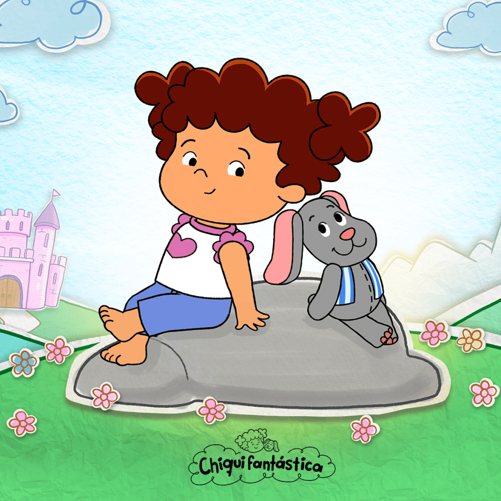 A la izquierda, “Anita”, y a la derecha, “Catalina”, personajes de la serie animada “Chiquifantástica”