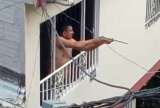 Hombre apuntaba a vecinos con una escopeta en Girón: fue capturado