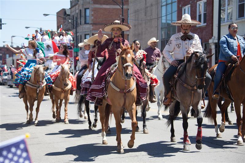 Desfile del Cinco del mayo en Chicago, 2017.