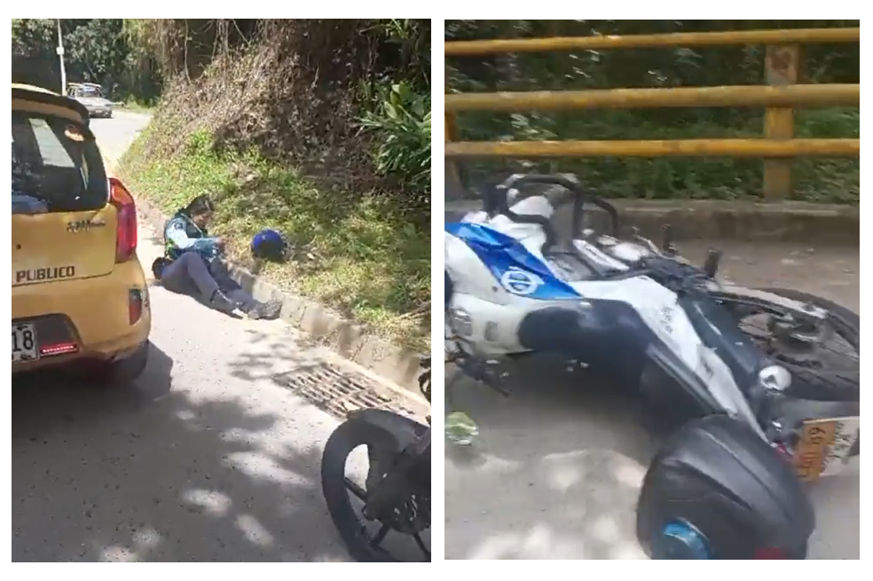 Agente de tránsito agredida
