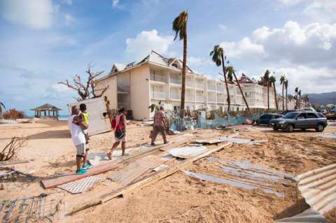 San Martín, la isla golpeada por el huracán que todos olvidaron