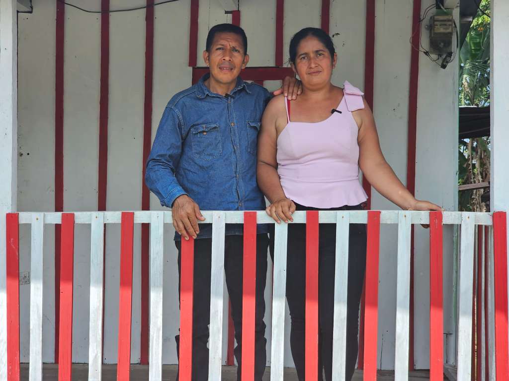 Ismelia Ruales y José Cuatusa.