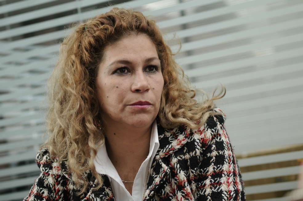 Stella García denunció en noviembre acoso sexual de un superior del Fondo de Vigilancia y Seguridad. / Gabriel Aponte