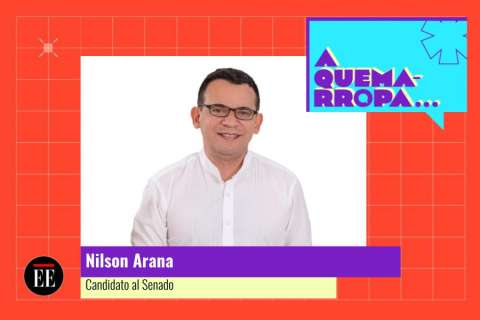 A Quemarropa con Nilson Arana, candidato al Senado por Fuerza Ciudadana
