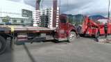 Movilidad hoy: tránsito lento en la NQS con calle 59 por tractocamión varado