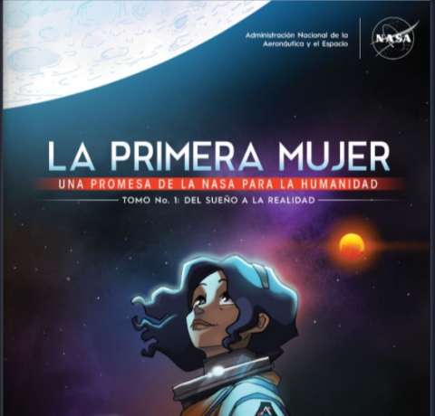 El cómic de la Nasa en el que una afrolatina es la primera mujer en pisar la Luna