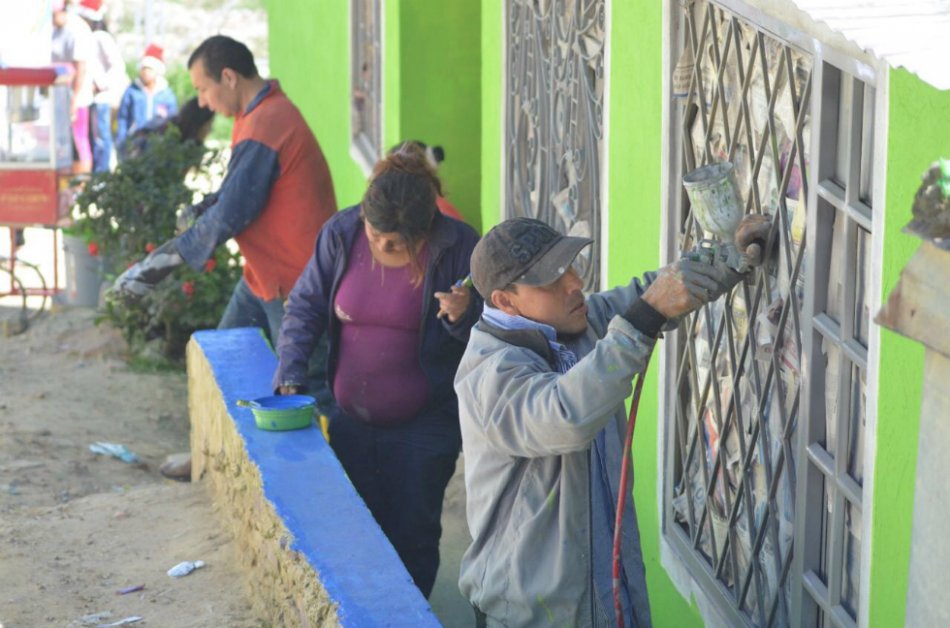 Gracias a la implementación de la estrategia 'Habitarte' se pintaron más de 4.000 fachadas en Bogotá. / Secretaría de Hábitat
