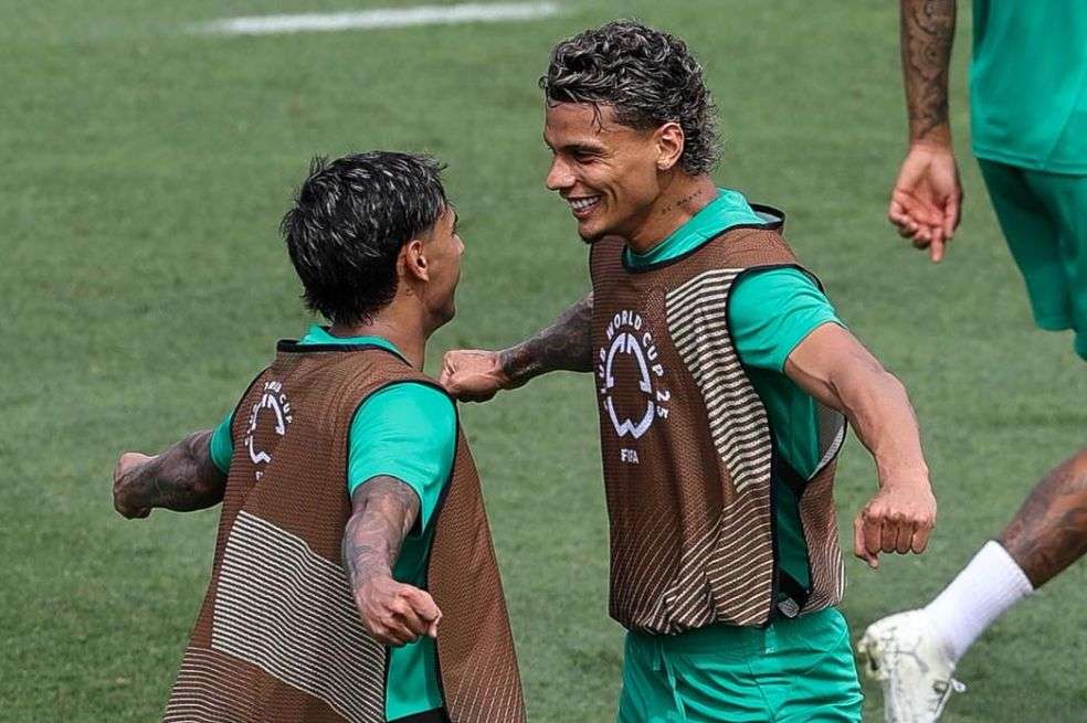 Richard Ríos, volante de la selección de Colombia y pieza clave del mediocampo de Palmeiras.