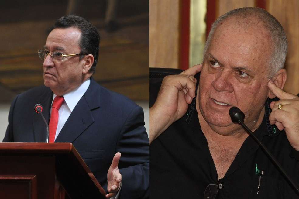 El concejal Jorge Durán Silva y el exdiputado antioqueño Rodrigo Mesa.