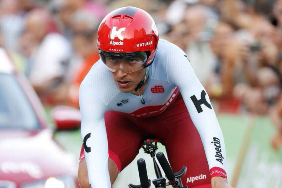 Jonathan Restrepo corre con el Katusha Alpecin desde 2015. / @JhonatanRVal