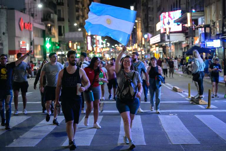 Triunfo argentina Milei