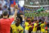 Las mejores imágenes del partido entre Colombia y Japón