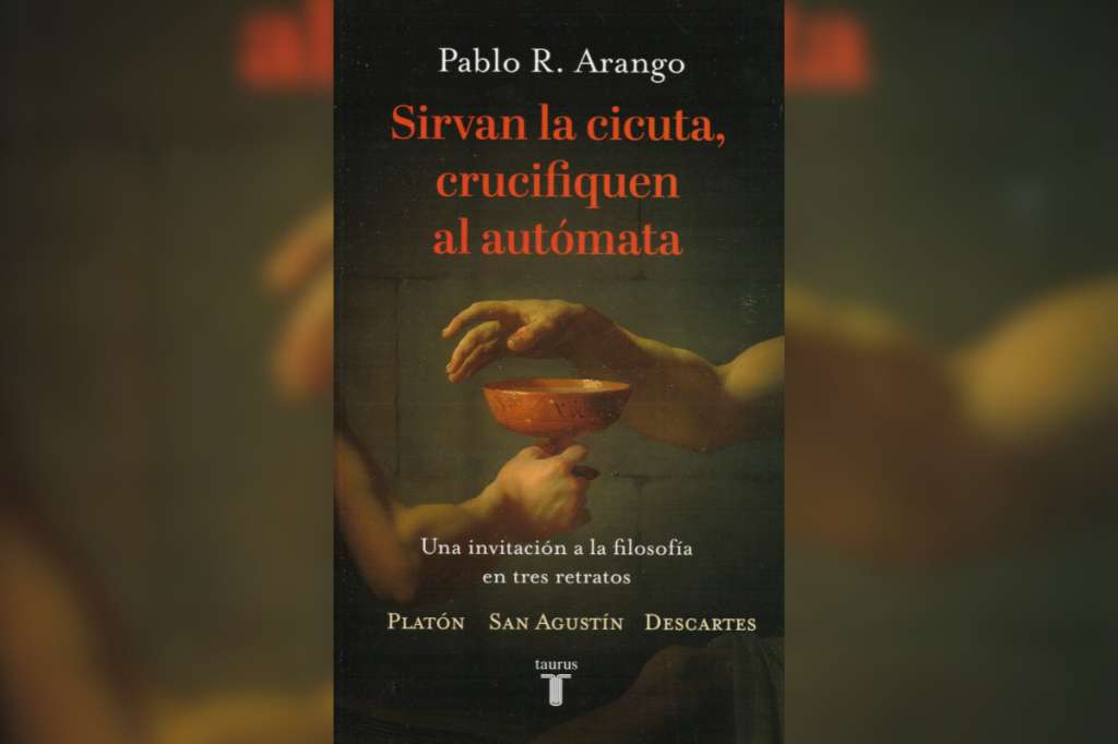 "Sirvan la cicuta, crucifiquen al autómata" se enfoca en la vida y obra de tres importantes pensadores: Platón, Agustín de Hipona y René Descartes.
