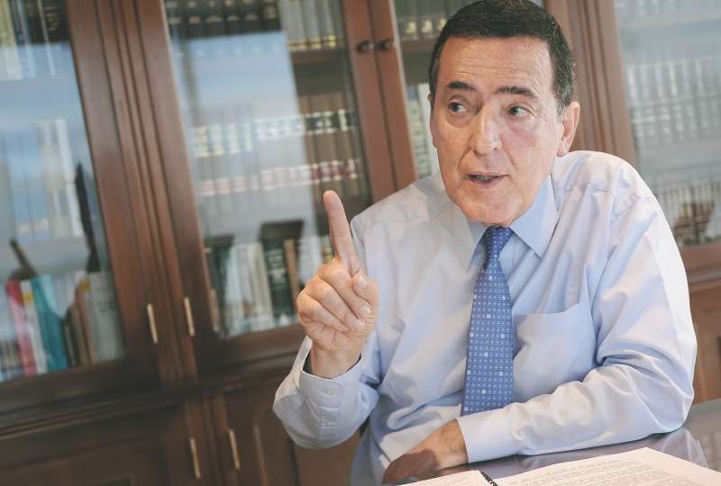 El exmagistrado Jorge Iván Palacio estuvo en la Corte desde 2009. / Mauricio Alvarado