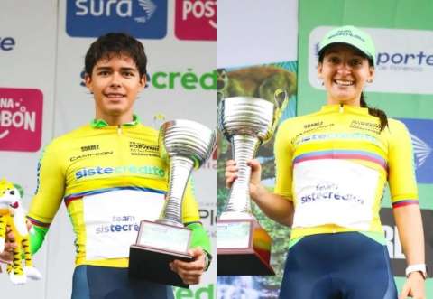Jerónimo Calderón y Stefanía Sánchez, campeones de la Vuelta del Porvenir y el Tour Femenino 2025