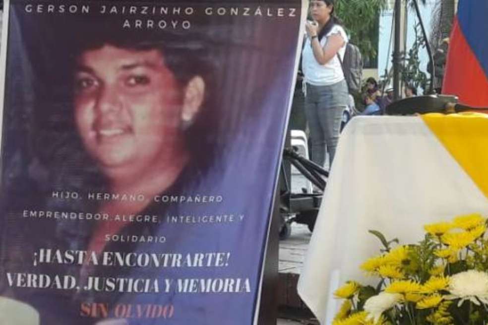 Gerson Jairzinho González Arroyo fue desaparecido en 1992 por el hoy extinto Departamento Administrativo de Seguridad (DAS, inteligencia estatal). / Colectivo de Abogados José Álvear Restrepo