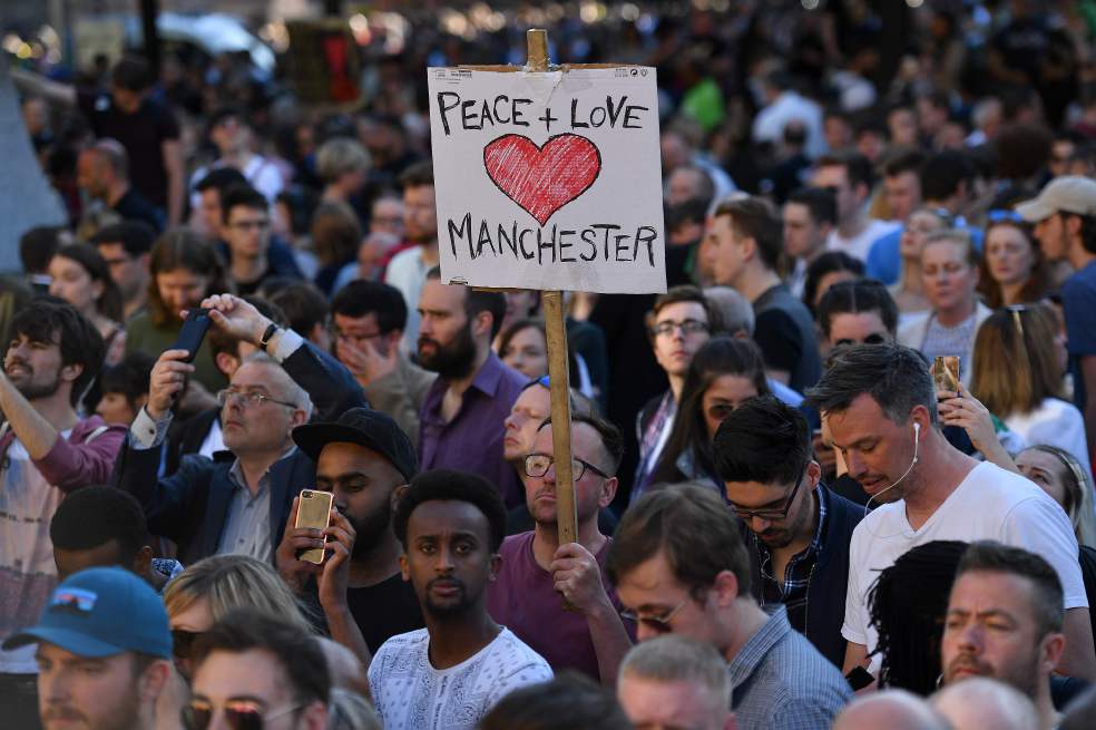Mánchester tiene más de 6.000 habitantes procedentes de Libia. / AFP