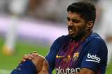 Luis Suárez sufre distensión en la rodilla y estará un mes sin jugar