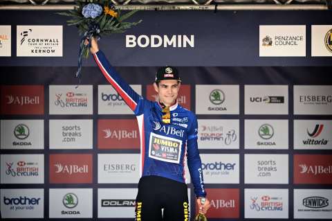 Wout van Aert, campeón del Tour de Gran Bretaña