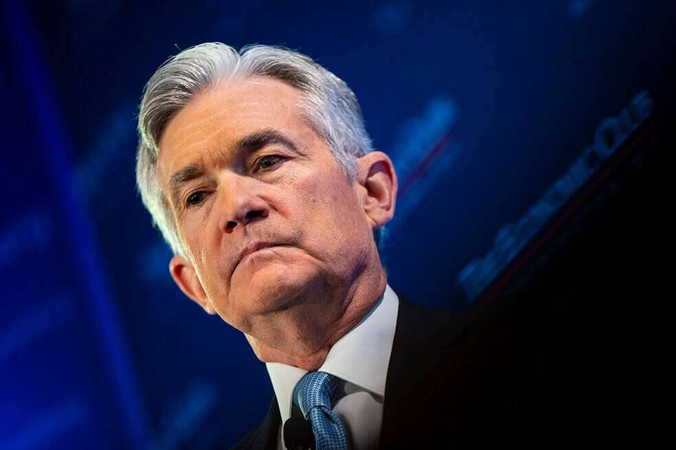 Jerome Powell, presidente de la Reserva Federal de Estados Unidos. / Bloomberg