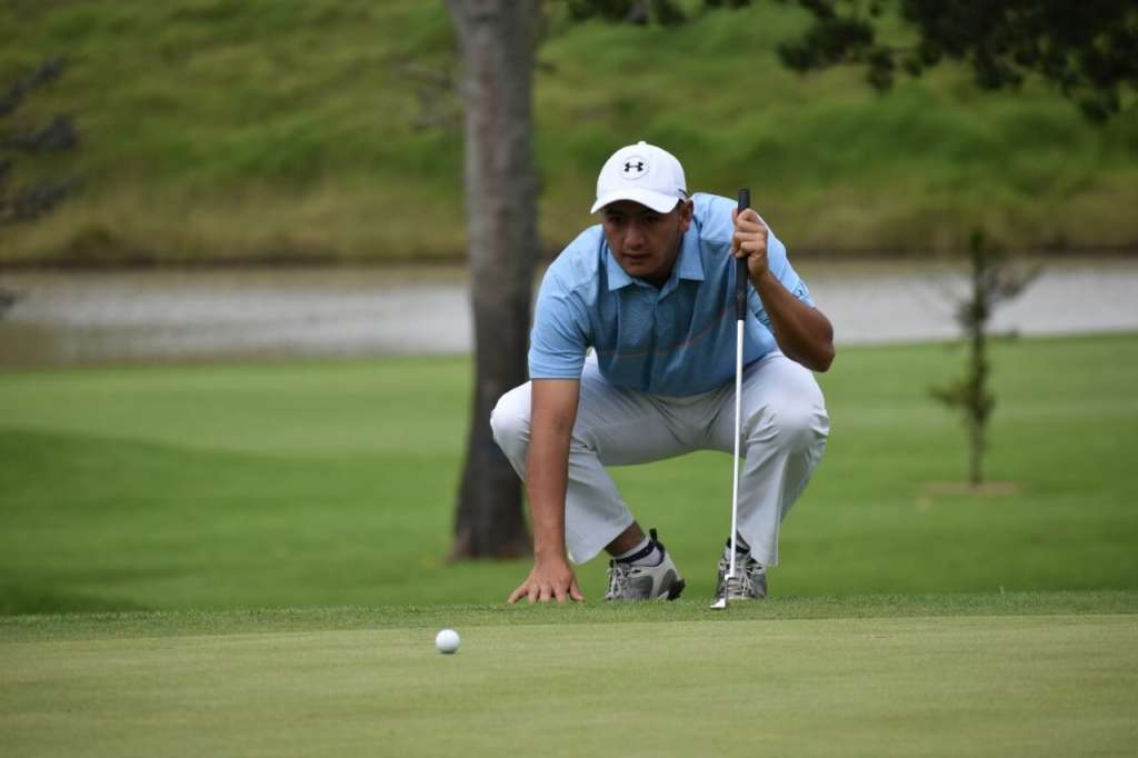 Diego Ovalle, golfista bogotano.  / Fedegolf