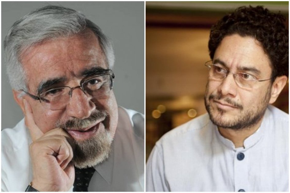 Germán Navas Talero e Iván Cepeda, congresistas del Polo Democrático.