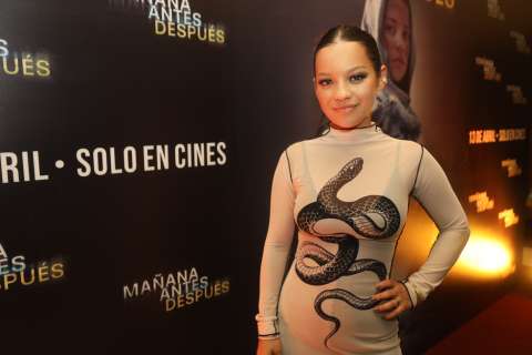 Natalia Reyes deslumbró en su regreso a las salas de cine