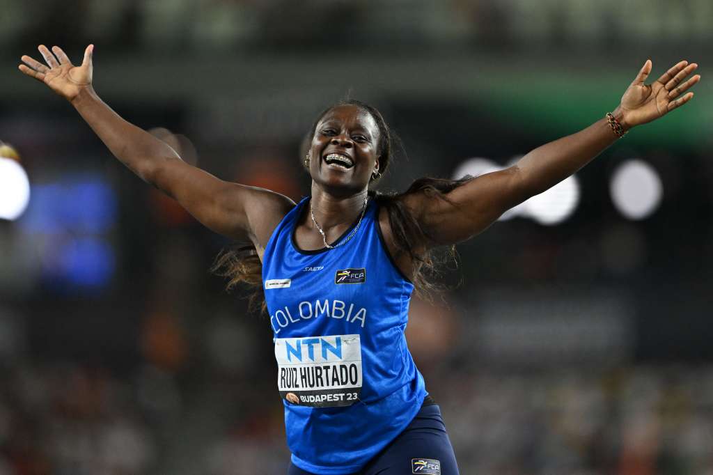 Flor Denis Ruiz, subcampeona mundial de lanzamiento de jabalina