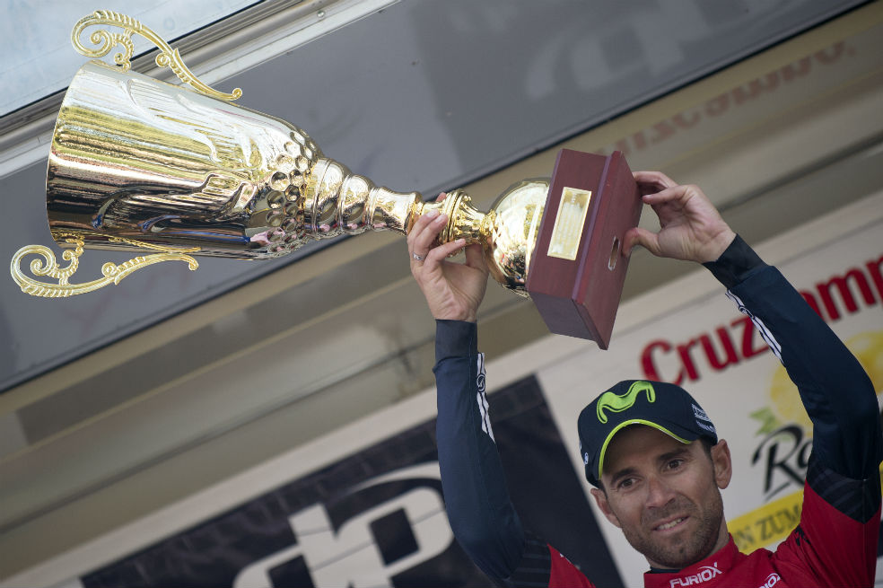 Alejandro Valverde ganó por quinta ocasión en Andalucía. / AFP