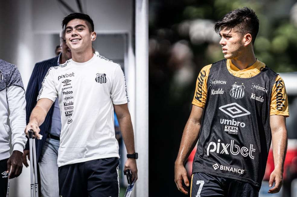 Daniel Ruiz con Santos