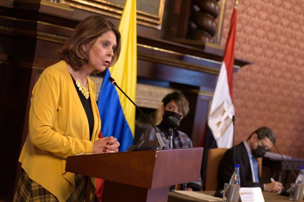 La vicepresidenta y canciller Marta Lucía Ramírez.
