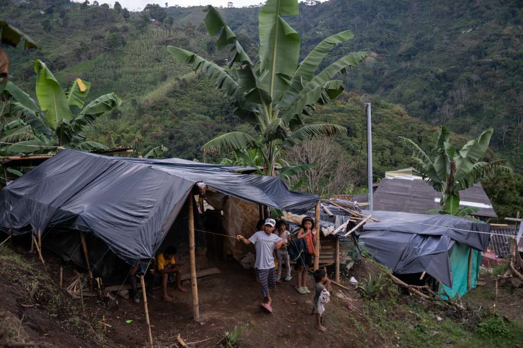 En condiciones precarias viven 57 familias que conforman la comunidad embera chamí Karabidrua.