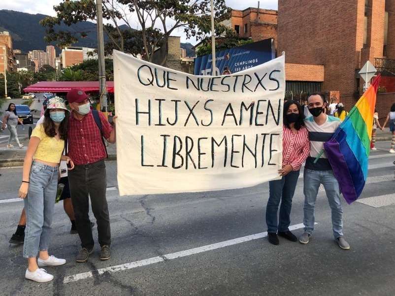 "Queremos que nuestrxs hijxs amen libremente".