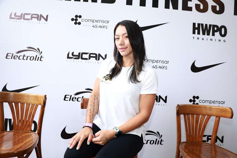 Camila López se hace presente en Fitland Fitness Festival 2023.