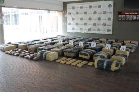 Hallan 1.600 kilos de marihuana dentro de un camión en el sur de Bogotá
