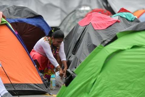 Universidad Nacional: 10.000 personas de la Minga Indígena han llegado a la sede de Bogotá