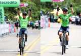Jerónimo Calderón y Stefanía Sánchez conquistaron la montaña en la Vuelta del Porvenir y el Tour