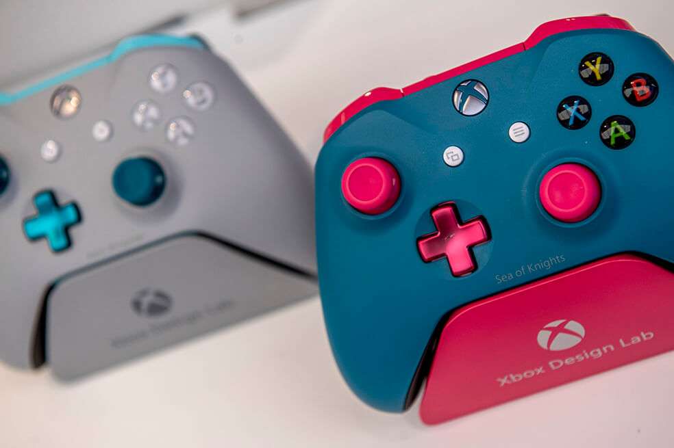 Controles de la consola en la tienda de Xbox del centro de Londres. / Bloomberg