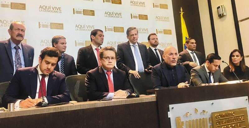 El pasado miércoles, la coalición lanzó una proclama en la que reclamaba, entre otras, cambios en la política de seguridad y respeto a la protesta. / Cortesía: prensa Roy Barreras