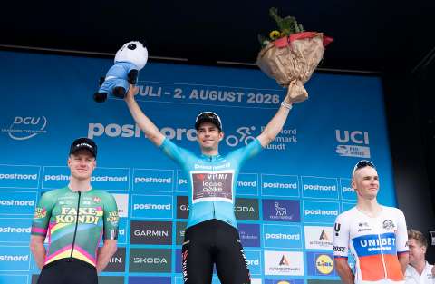 Wout van Aert se coronó campeón de la Vuelta a Dinamarca